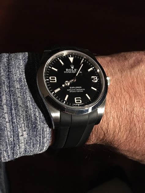 rubber b Rolex explorer 1